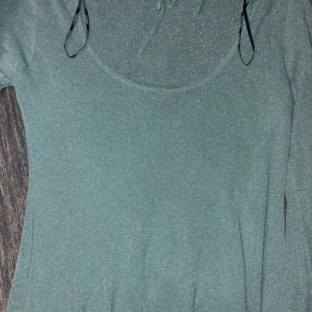 Forever 21 mint green dress with glitter